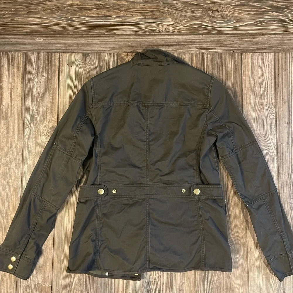 J. Crew Resin-Coated Twill Field Jacket